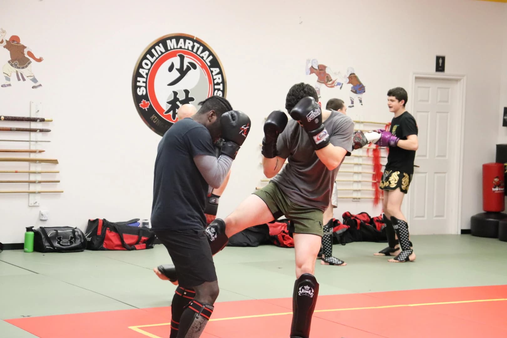 Sanda drills in class