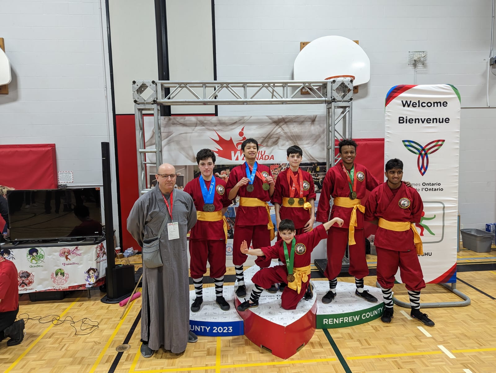 Shaolin Martial Arts Athletes at the Ontario Winter Games