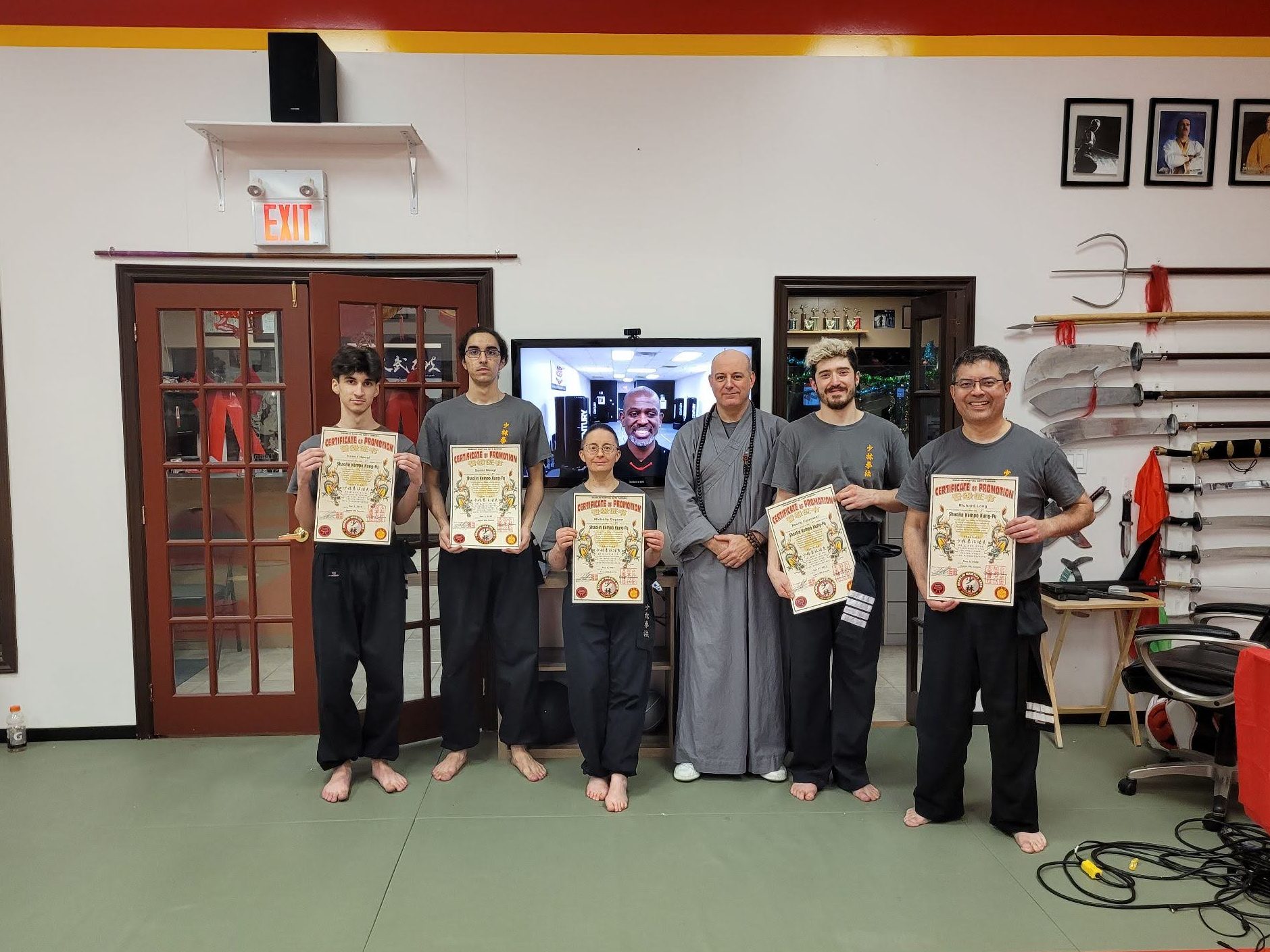 Newly Promoted Black Belts of Shaolin Martial Arts Canada